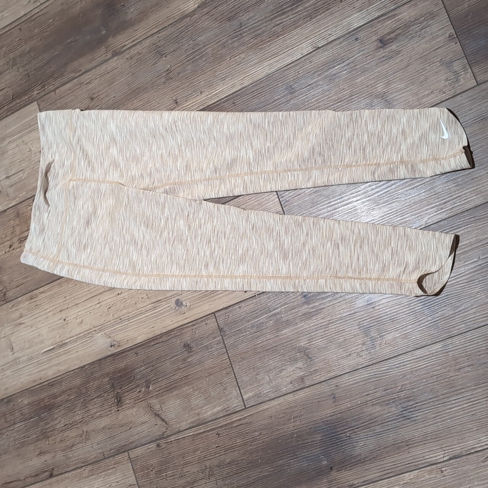 Nike Girls Tan Leggings Size Large